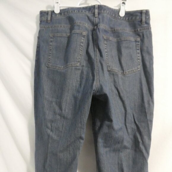 GEOFFREY BEENE SPORT Stretch | size 14 R | Classic Straight Leg Denim Jeans - Picture 13 of 16